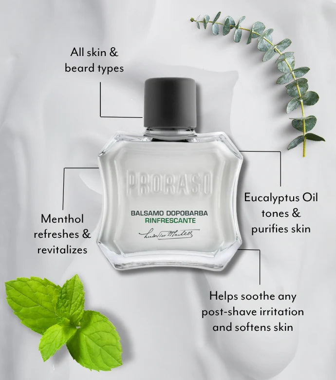 Proraso After Shave Balm Refreshing & Toning – Refreshing Aftershave Balm